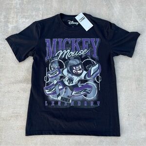 RARE NWT Neff x Disney Mickey Mouse Black and Purple Disney T-Shirt size S